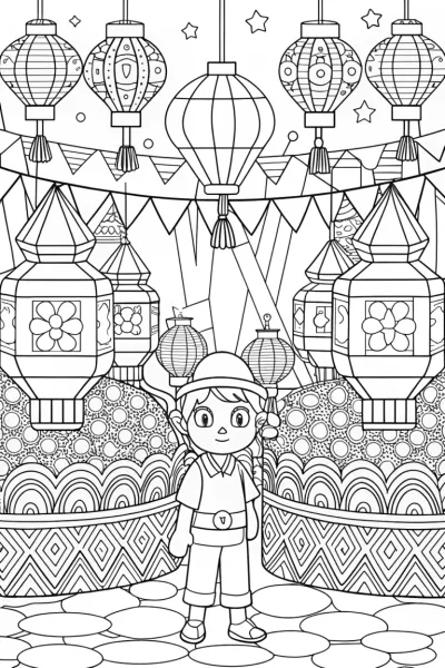 Luigi at the lantern festival