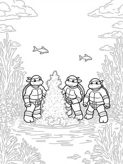 Teenage Mutant Ninja Turtles art exhibit