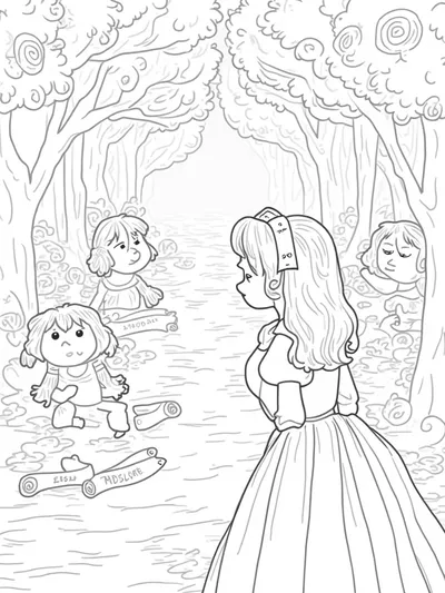 Alice by the riddling river