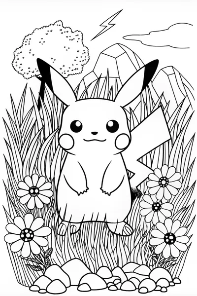 Determined Pikachu