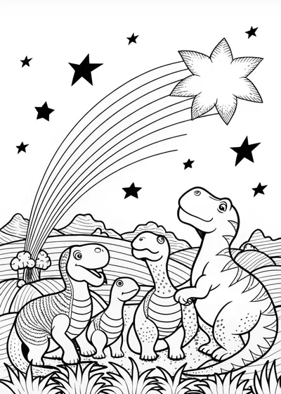 Dino’s Night Under the Shooting Star