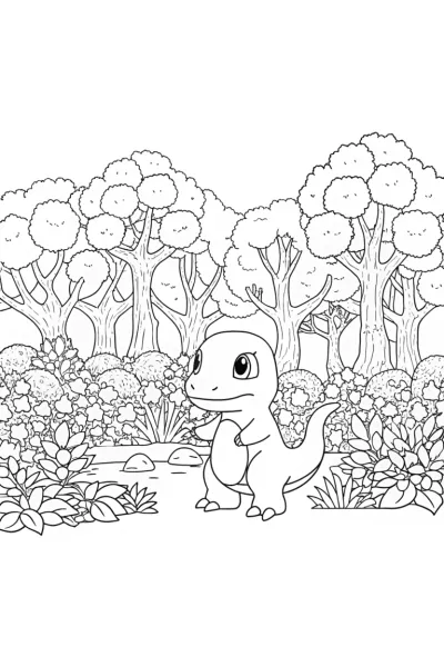 Charmander’s forest adventure