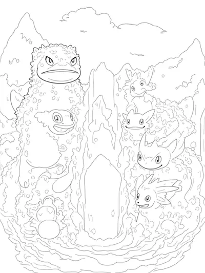 Legendary Pokémon protect the crystal