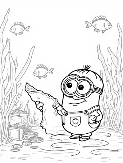 Minion treasure map adventure