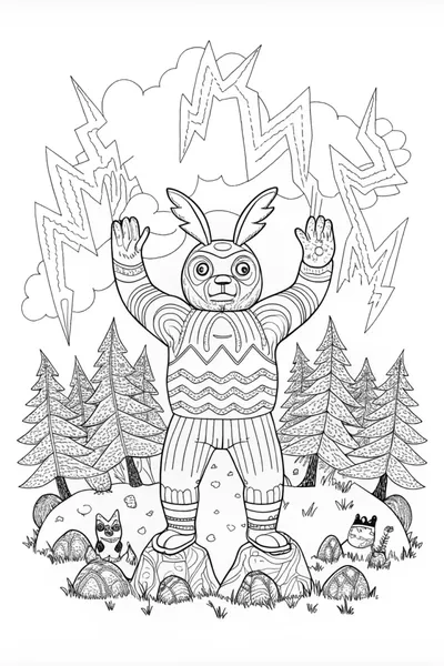 “Color Geometric Monster Adventure”