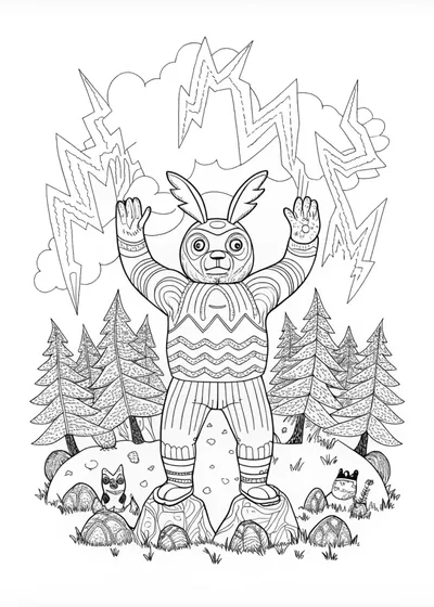 “Color Geometric Monster Adventure”
