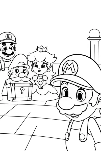Mario and friends find a time capsule