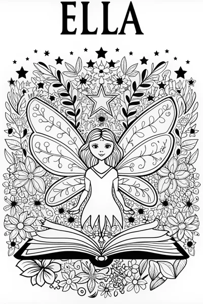 Fairy Ella and Her Enchanted Spell Book