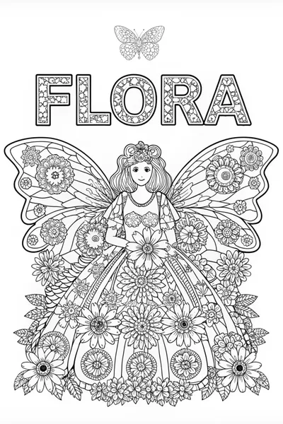 Fairy Flora’s Enchanted Flower Dress