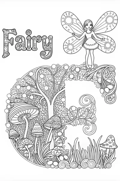 Fairy in an Enchanted Garden