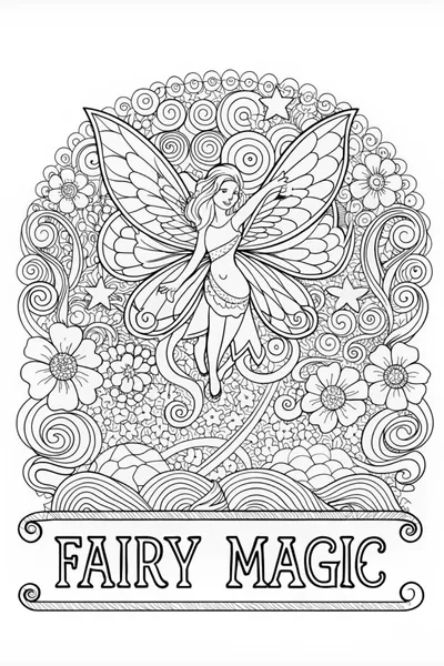 Fairy Magic in the Night Sky