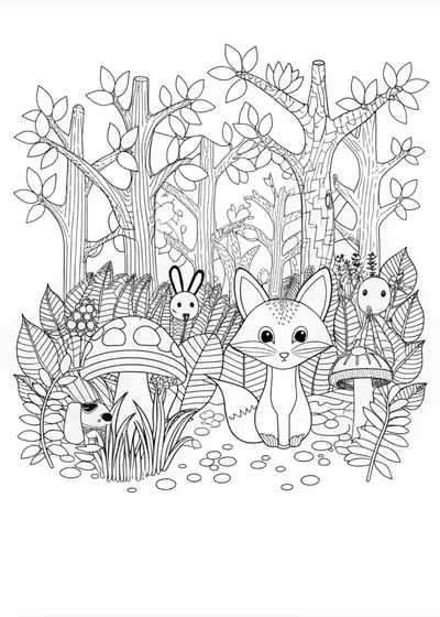 Fox in the Enchanted Forest