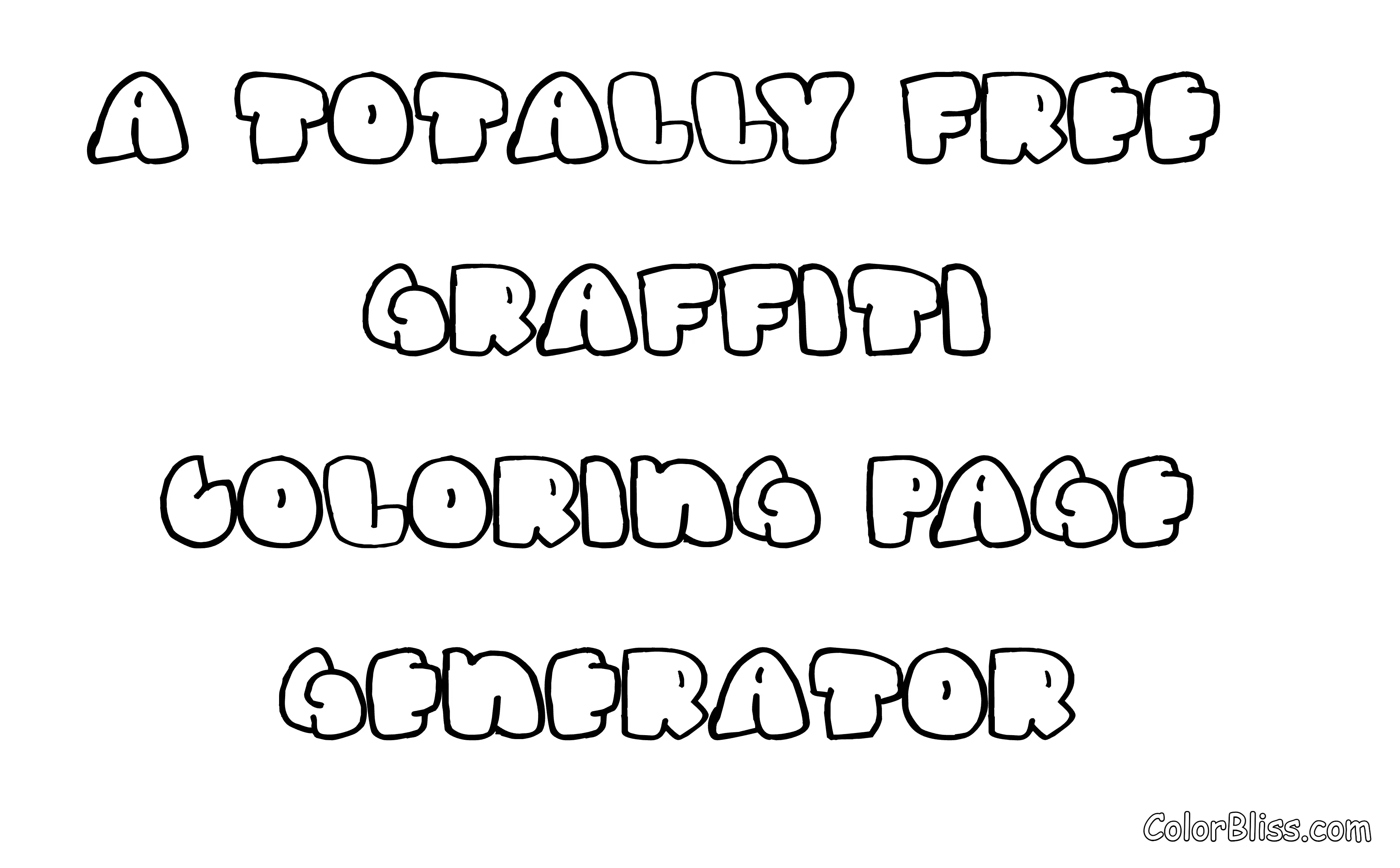 Graffiti Generator