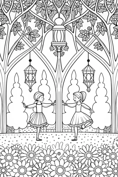 Banban’s midnight garden dance party