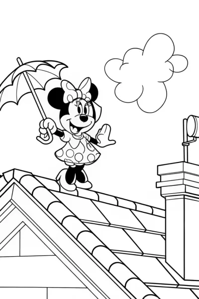 Minnie Mouse weather vane adventure