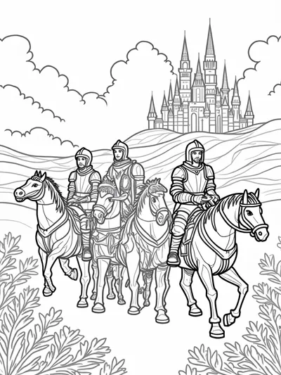 Alphabet knights on a quest