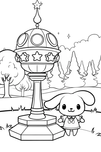 Cinnamoroll’s enchanted weather station