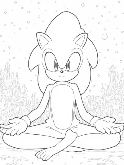 Super Sonic yoga on an asteroid