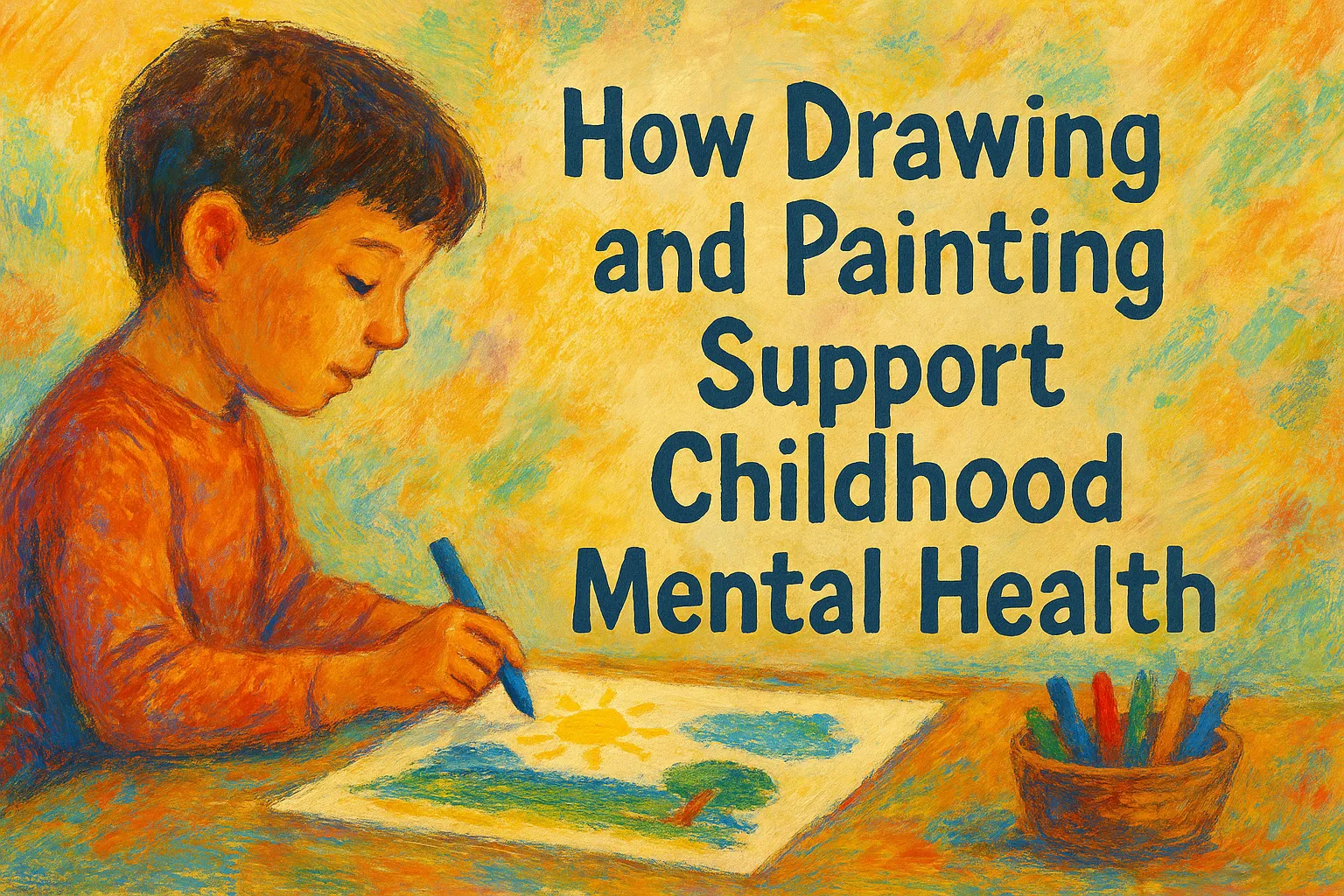 How Drawing and Painting Support Childhood Mental Health