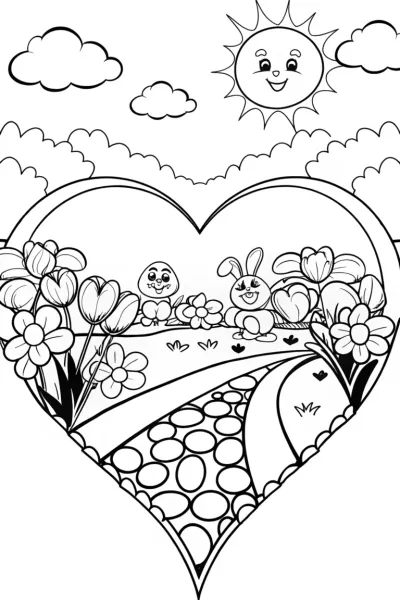 Hearts in Harmony with Bunny and Eggfriend