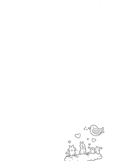 Birds delivering love letters