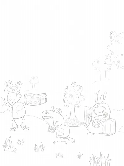 Rainbow Friends treasure hunt