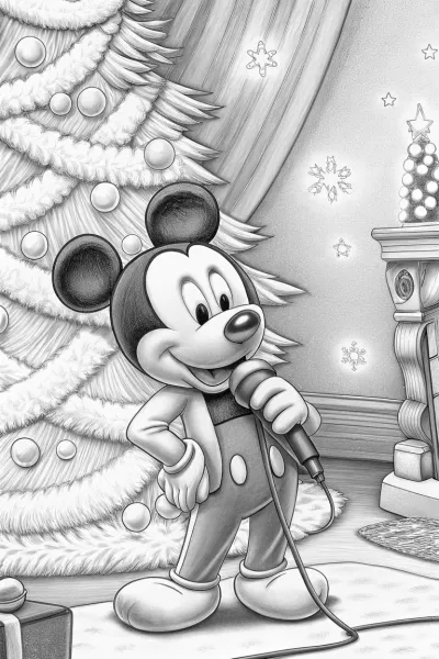 Mickey Mouse Christmas karaoke