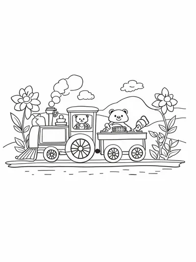JJ on a musical train ride