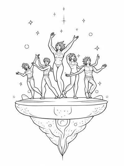 Champions dancing in the sky