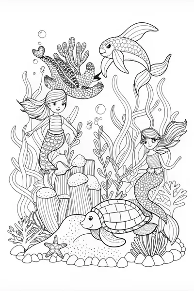 Mermaid’s Underwater Paradise