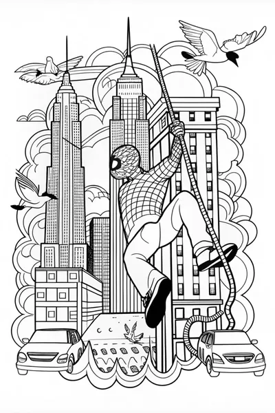 Geometric Face Art Coloring Page