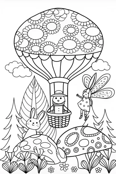 Mushroom Balloon Ride