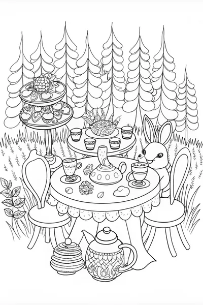 Garden of Mushroom Teacups