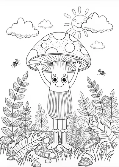 Mushroom with Arms