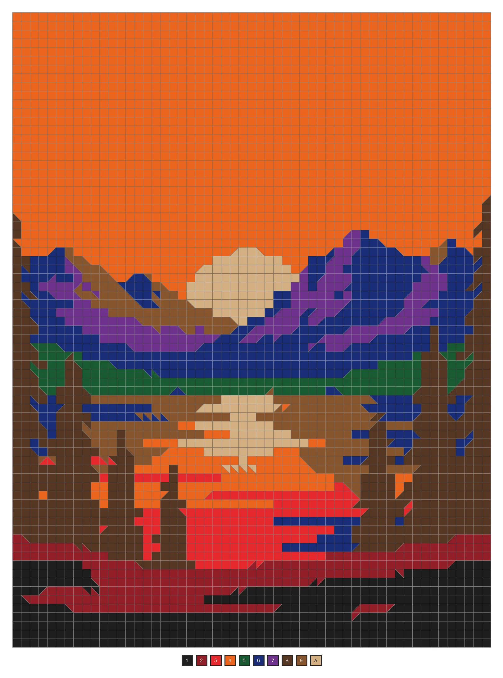 Answer key: a mountain lake at sunset