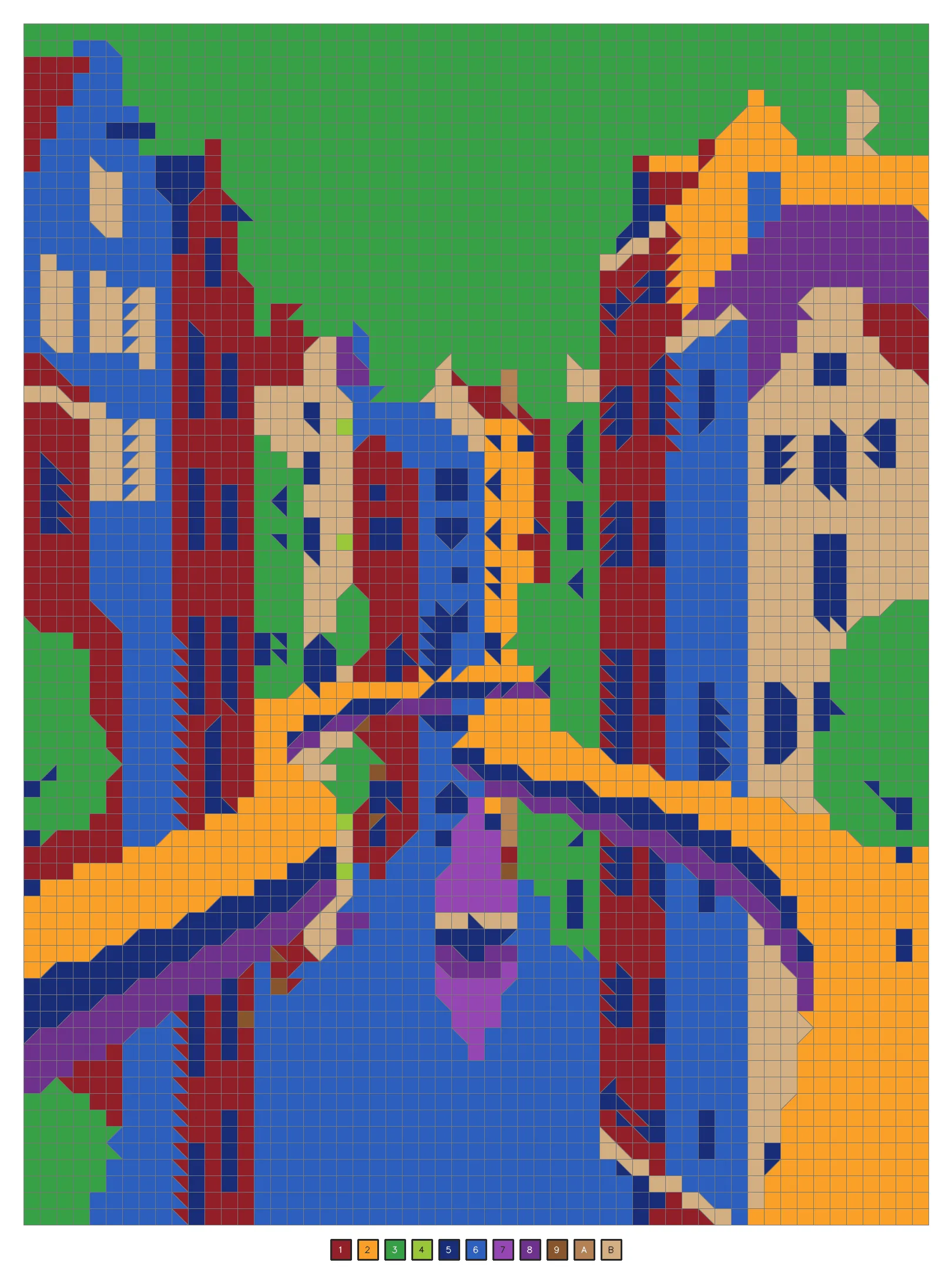 Answer key: a canal with colorful buildings and a boat