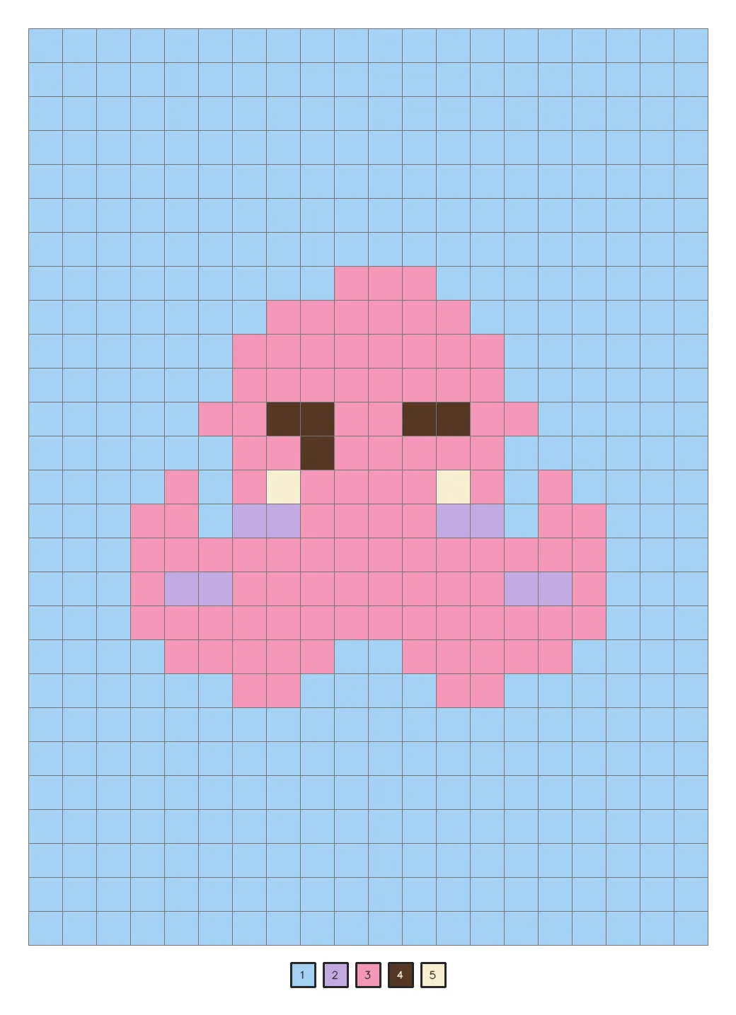 Answer key: a pink octopus