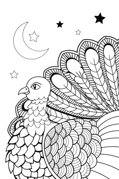 Turkey observing the night sky