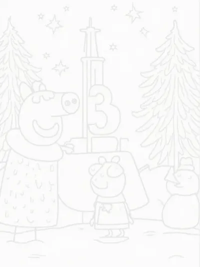 Peppa Pig winter wonderland