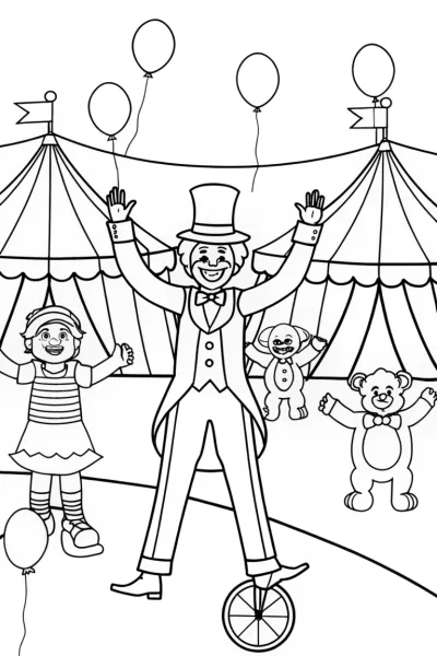 Playtime Circus Adventure with Huggy Wuggy and Friends