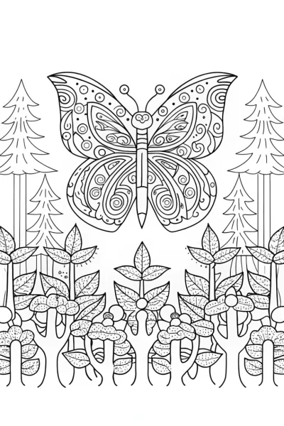 Butterfly Adventure in the Forest Canopy