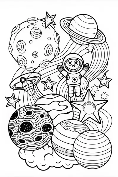 P is for Planet: Celestial Coloring Adventure