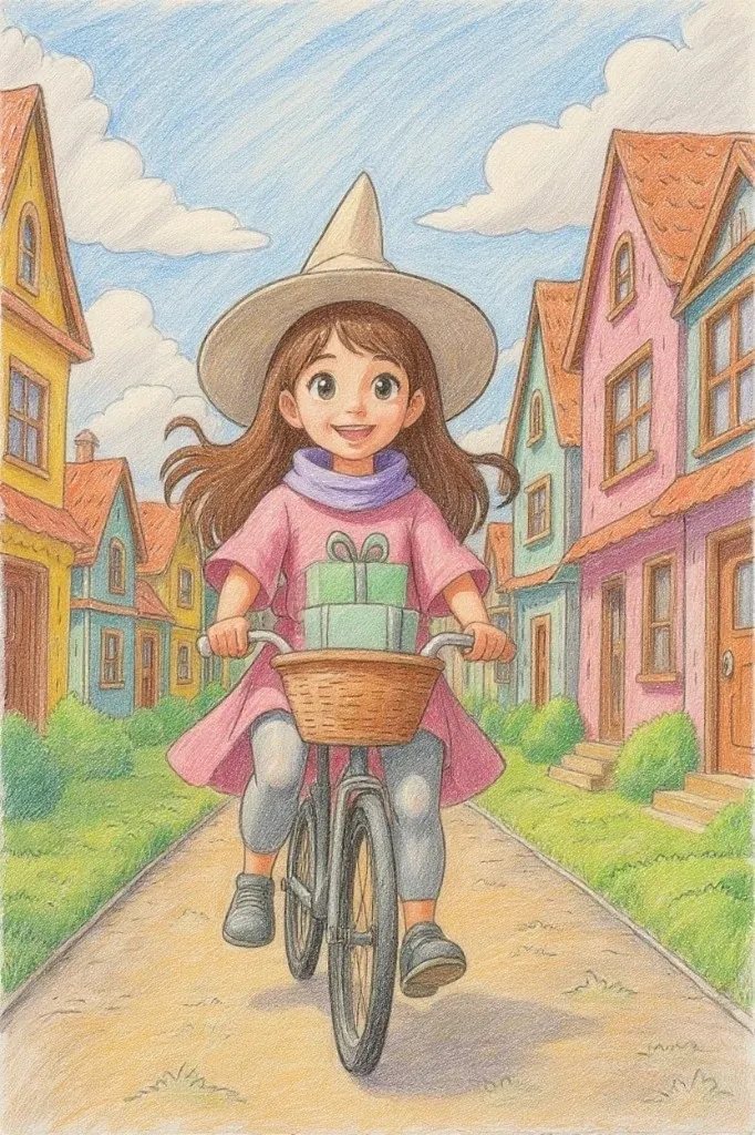 Magic Color Pastels on the same coloring page: Chalk pastel on toned paper with bold texture