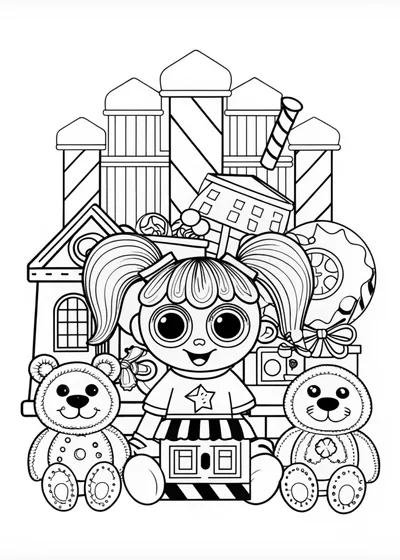 Poppy Flower Coloring Page
