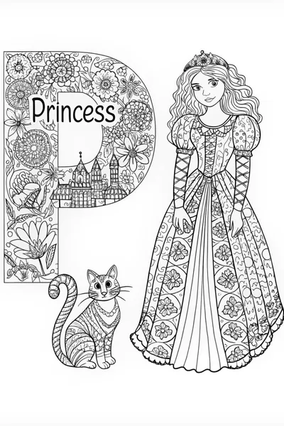Princess and Her Loyal Cat