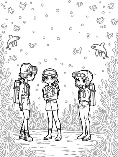 Rainbow High students underwater adventure