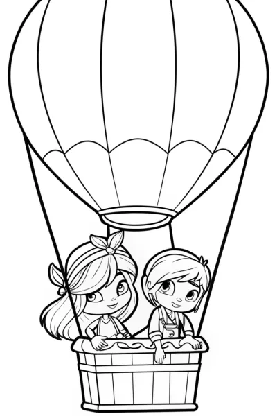 Strawberry Shortcake hot air balloon race