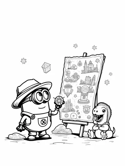 Minion treasure hunting