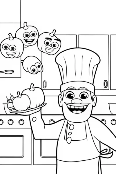 Venom the mischievous chef