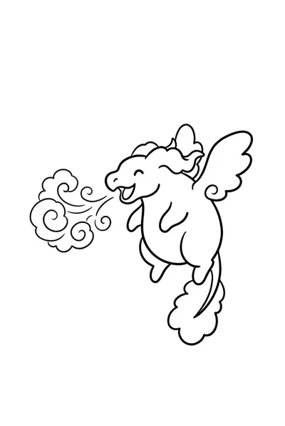 Reshiram Sacred Fire Coloring Page